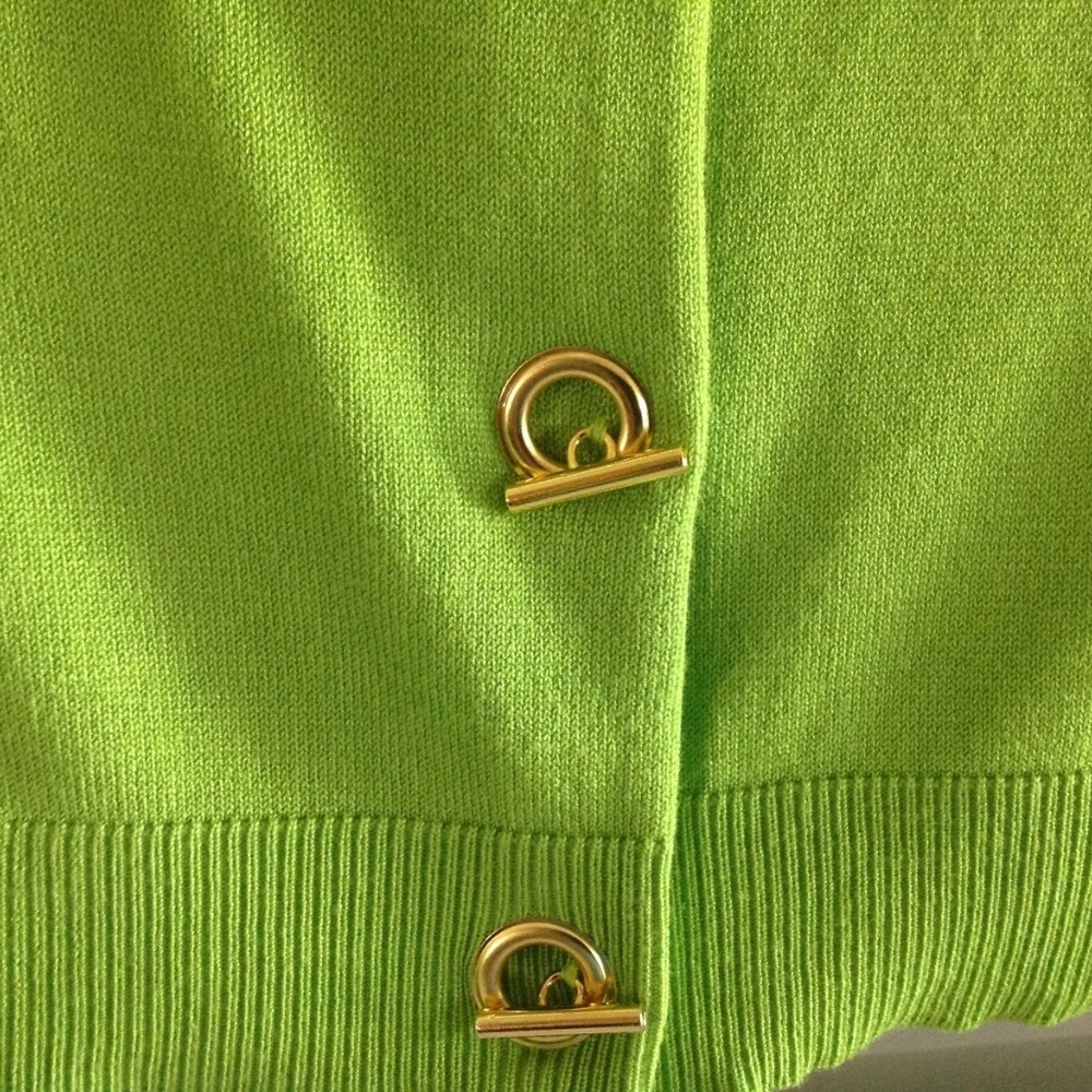 Premise Studio XS Sweater Over-jacket Bright Green - Picture 7 of 9